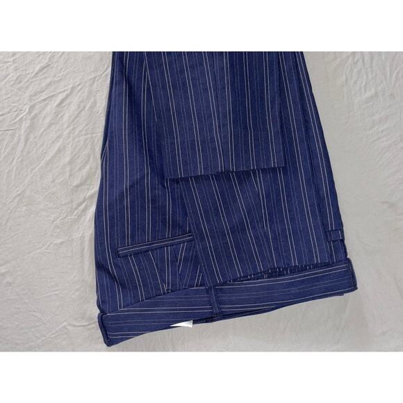 Banana Republic Sloan Curvy Fit Stretch Chino Pants. Blue Stripe, Women's 8 EUC - Picture 3 of 9